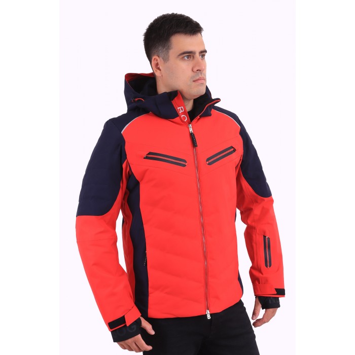 Чоловіча гірськолижна зимова куртка Bogner 839601 Синьо-червона