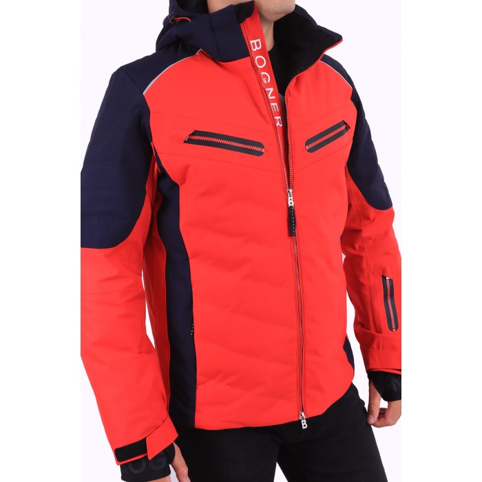 Чоловіча гірськолижна зимова куртка Bogner 839601 Синьо-червона Чоловіча гірськолижна зимова куртка Bogner 839601 Синьо-червона