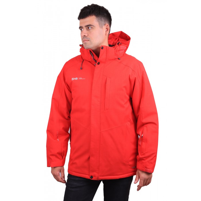 Мужская зимняя куртка Snow Headquarter A8607 Красная