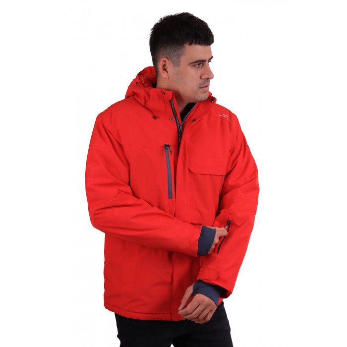 Мужская зимняя куртка Snow Headquarter A8737 Красная Мужская зимняя куртка Snow Headquarter A8737 Красная