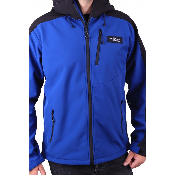 Чоловіча куртка Softshell X Mountain Spirit 1701 Синя Чоловіча куртка Softshell X Mountain Spirit 1701 Синя