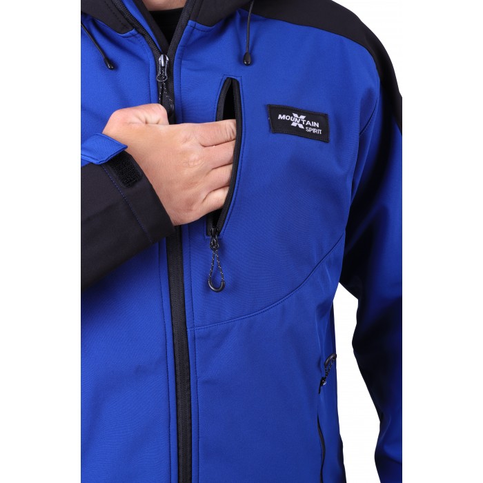 Чоловіча куртка Softshell X Mountain Spirit 1701 Синя Чоловіча куртка Softshell X Mountain Spirit 1701 Синя