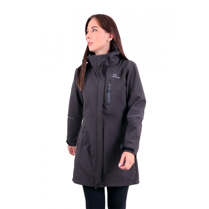 Жіноча Софтшел ветровка Windstopper X Mountain Spirit 1813 Сіра