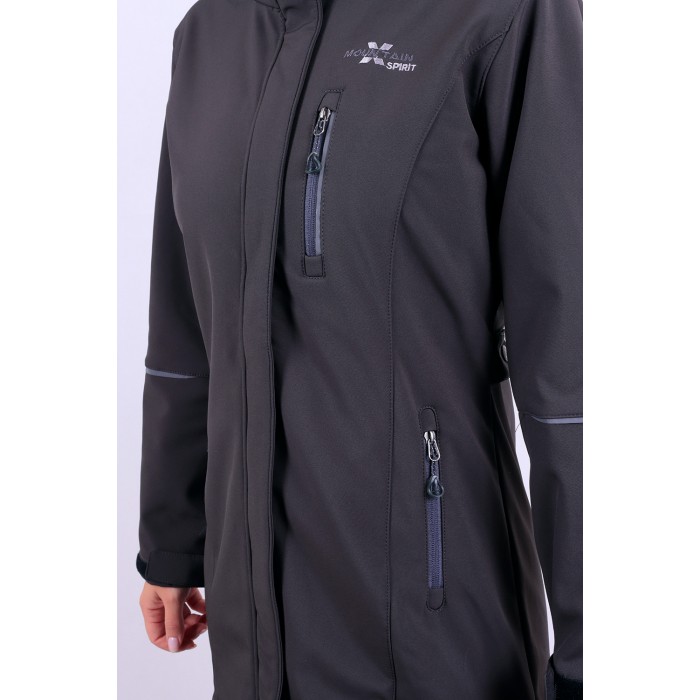 Жіноча Софтшел ветровка Windstopper X Mountain Spirit 1813 Сіра